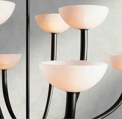 Saguaro Alabaster Chandelier 22", 42"