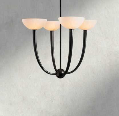 22" / Bronze Saguaro Alabaster Chandelier 22", 42"