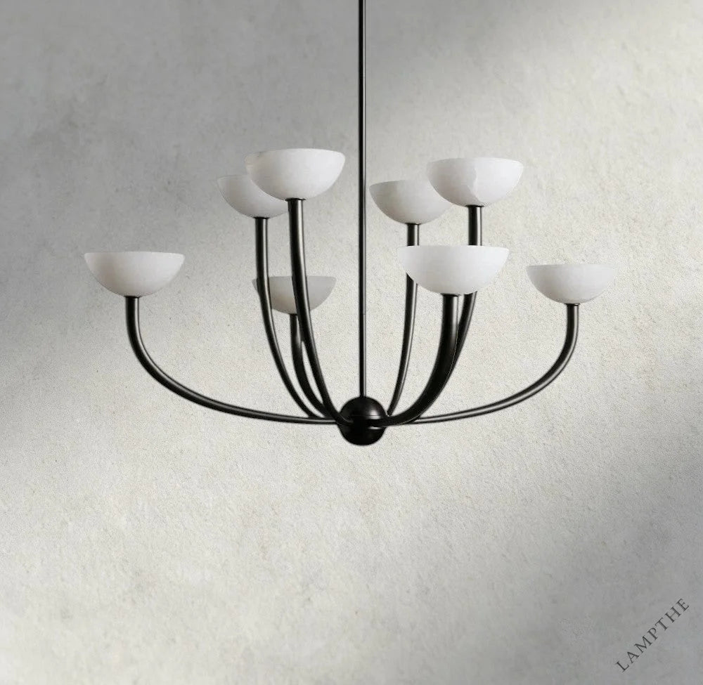 Saguaro Alabaster Chandelier 22", 42"