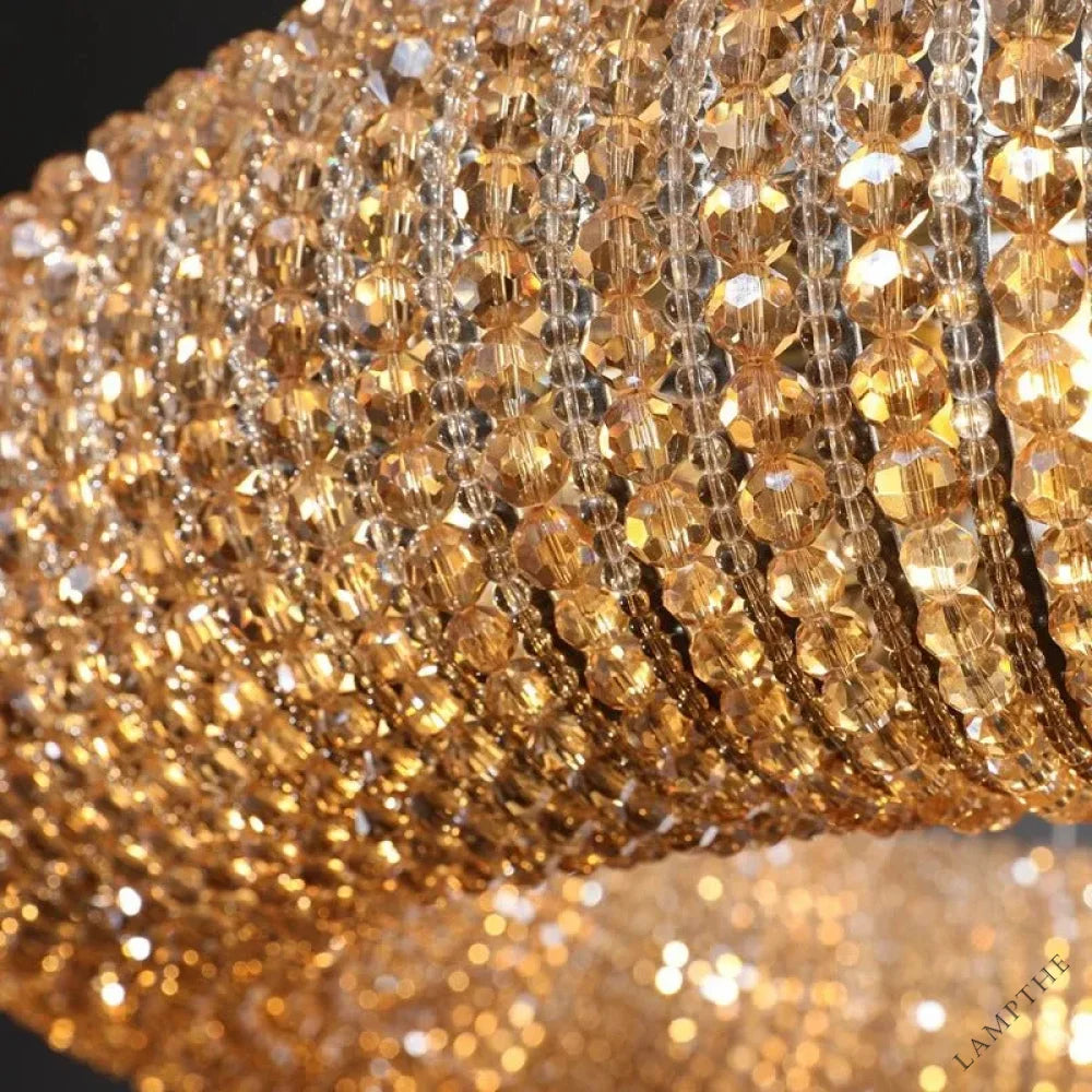 Samter Crystal Smoke Round Chandelier 31", 41", 59"