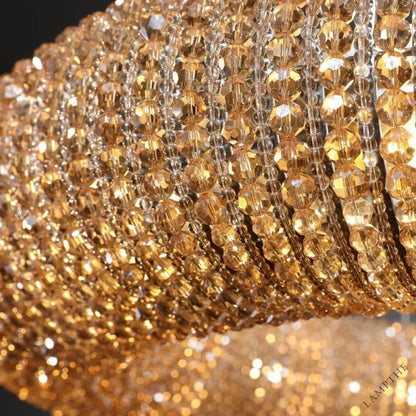 Samter Crystal Smoke Round Chandelier 31", 41", 59"