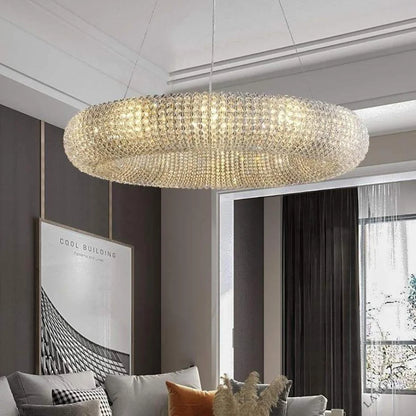Samter Ring Clear Crystal Chandelier 31", 40", 60"