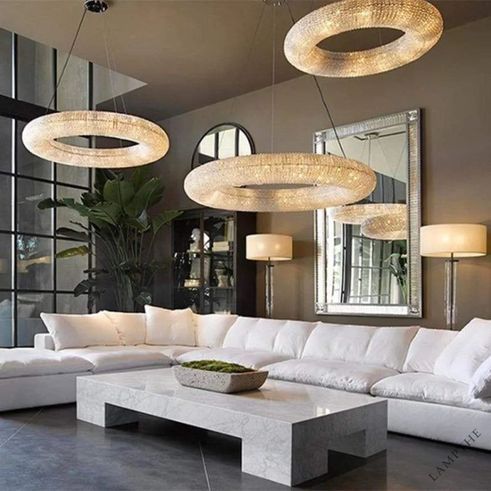 Samter Ring Clear Crystal Chandelier 31", 40", 60"