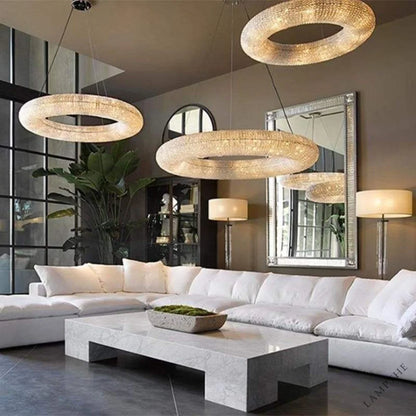 Samter Ring Clear Crystal Chandelier 31", 40", 60"