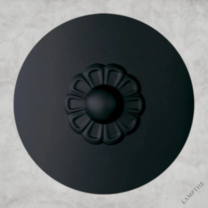 Black San Marco 6-light chandelier 24"