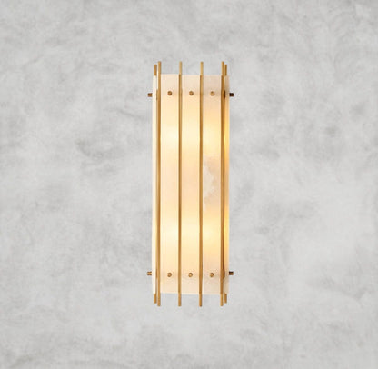 San Marco Alabaster Grand Rectangular Sconce