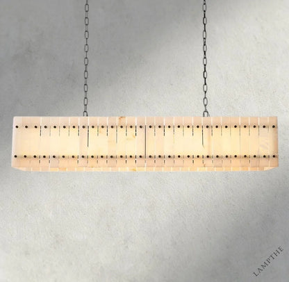 54" / Bronze San Marco Alabaster Linear Chandelier 54", 72"