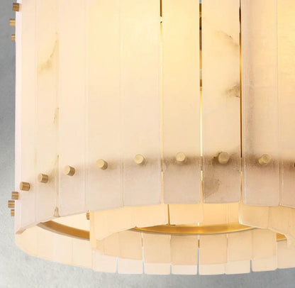 San Marco Alabaster Round Chandelier 22", 37", 48", 60"