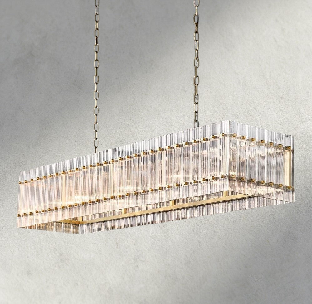 San Marco Rectangular Chandelier 54", 72"