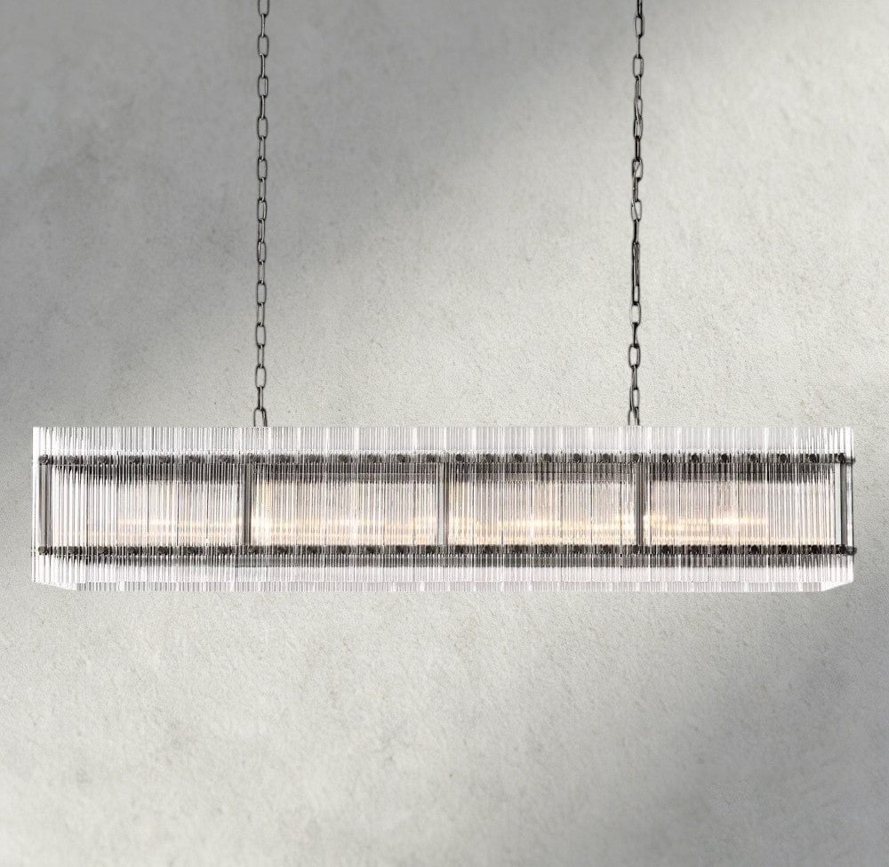 54" / Bronze San Marco Rectangular Chandelier 54", 72"