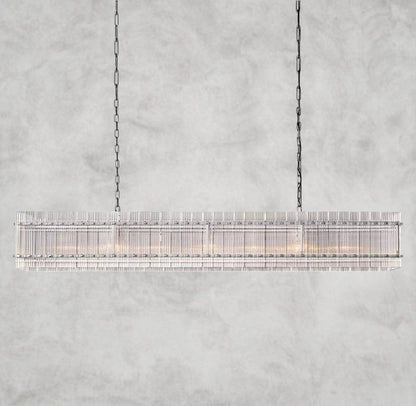 72" / Nickle San Marco Rectangular Chandelier 54", 72"