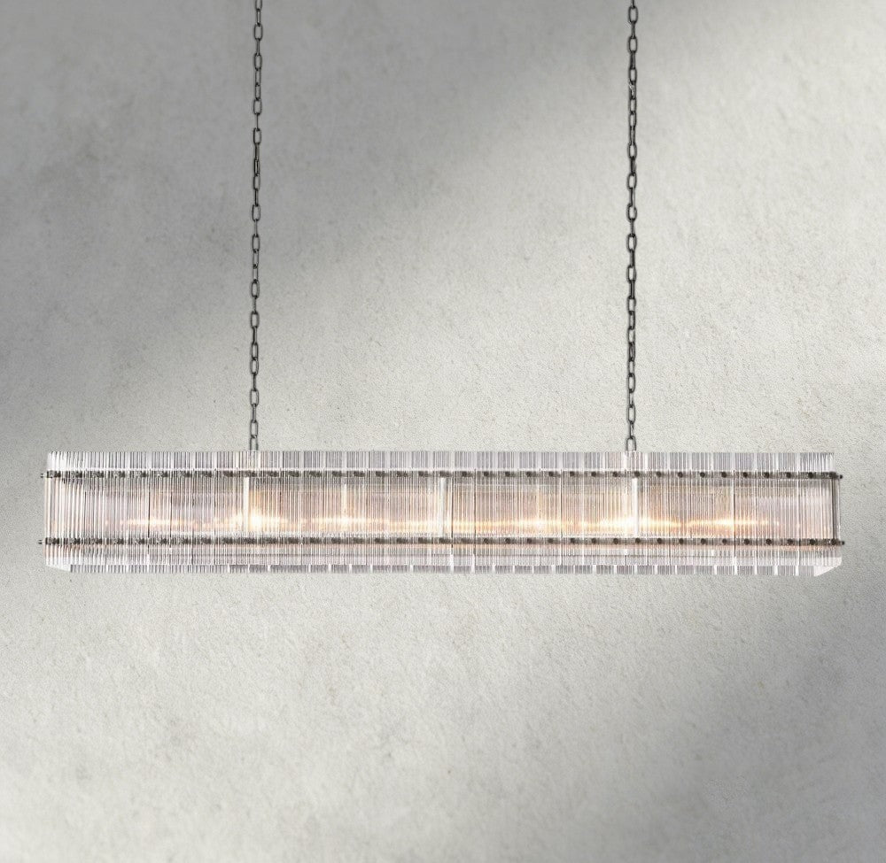 72" / Bronze San Marco Rectangular Chandelier 54", 72"