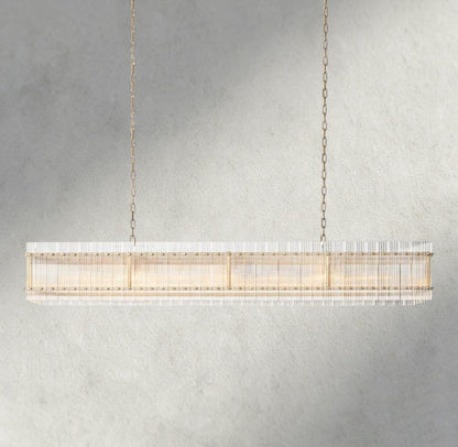 72" / Brass San Marco Rectangular Chandelier 54", 72"