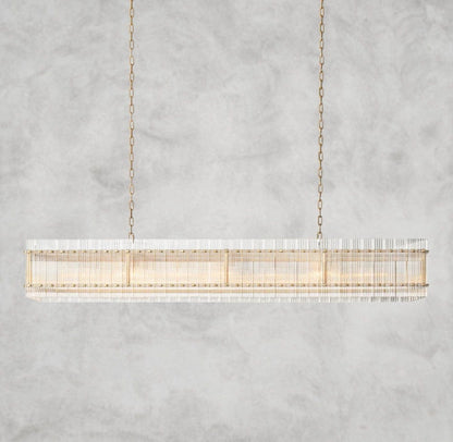 72" / Brass San Marco Rectangular Chandelier 54", 72"
