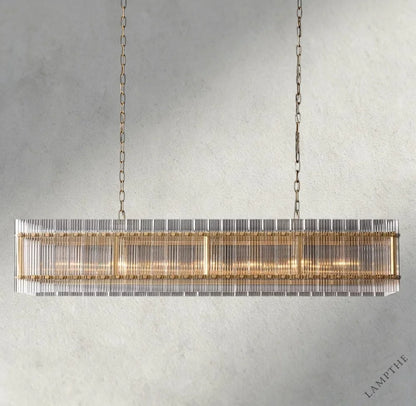 54" / Brass San Marco Rectangular Chandelier 54", 72"