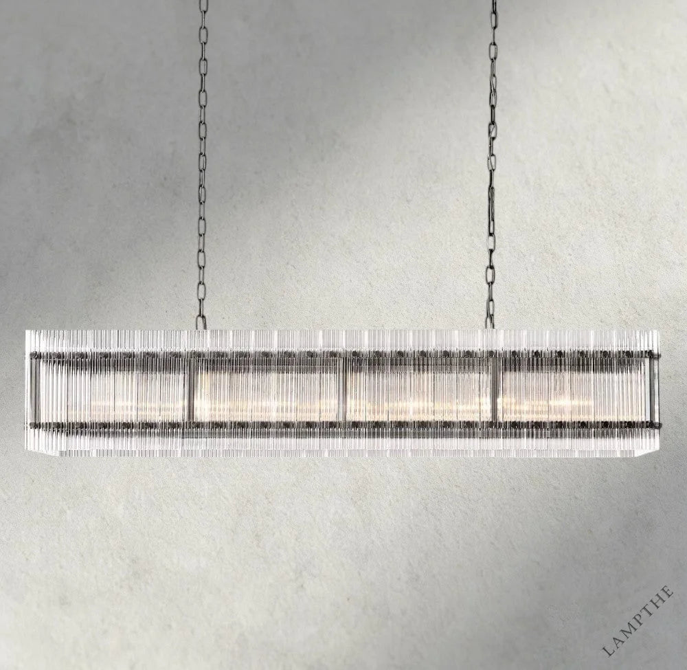 54" / Bronze San Marco Rectangular Chandelier 54", 72"