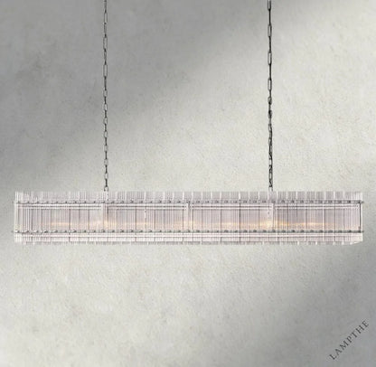 72" / Nickle San Marco Rectangular Chandelier 54", 72"