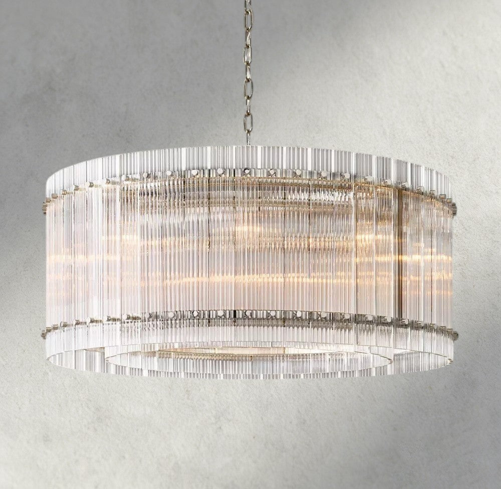 37" / Nickle San Marco Round Chandelier 22", 37", 48", 60"