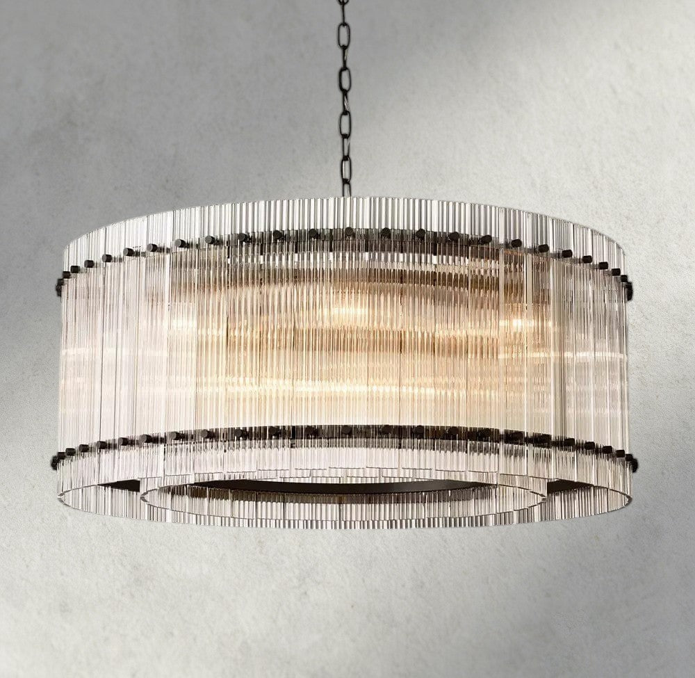 37" / Bronze San Marco Round Chandelier 22", 37", 48", 60"