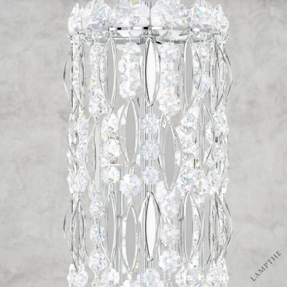 White / Clear Heritage Crystal Sarella 18 - Light Chandelier