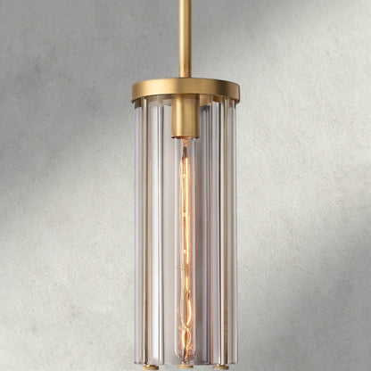 Brass Savile Cylindrical Pendant