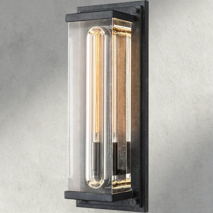 Zinc Savile Grand Rectangular Sconce