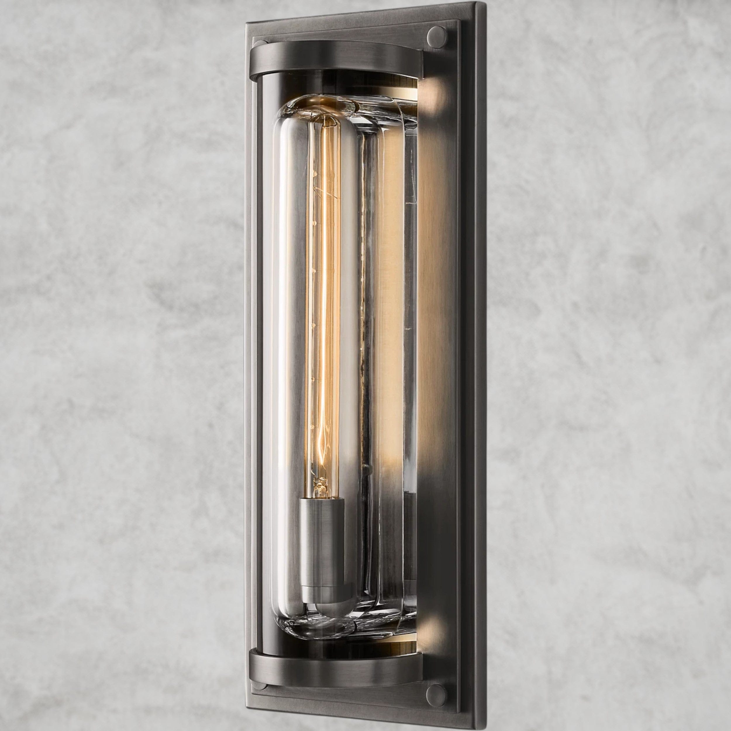 Bronze Savile Grand Round Sconce