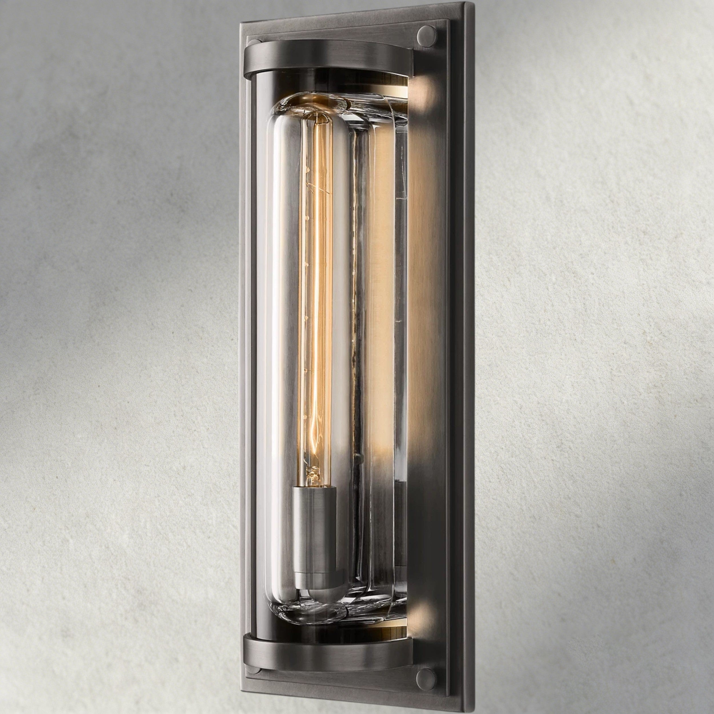 Bronze Savile Grand Round Sconce