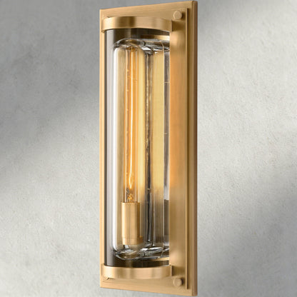 Brass Savile Grand Round Sconce