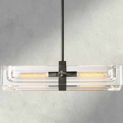 24" / Bronze Savile Linear Chandelier 24", 48", 72"