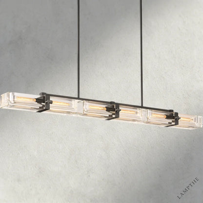 72" / Bronze Savile Linear Chandelier 24", 48", 72"