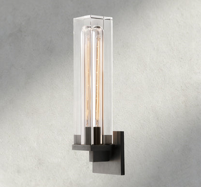 Bronze Savile Rectangular Sconce