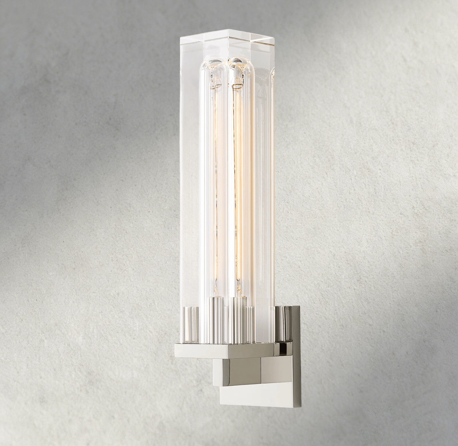 Nickle Savile Rectangular Sconce