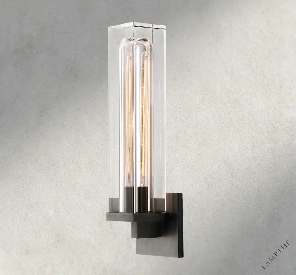 Bronze Savile Rectangular Sconce