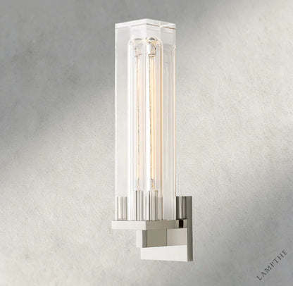 Nickle Savile Rectangular Sconce