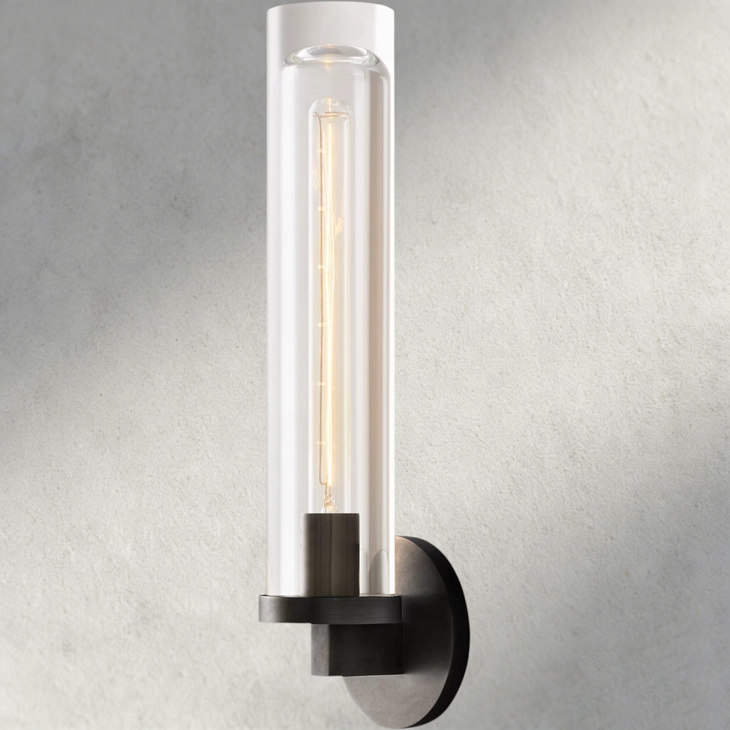 Bronze Savile Round Sconce