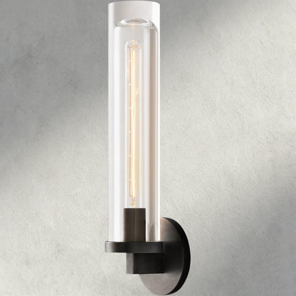 Bronze Savile Round Sconce