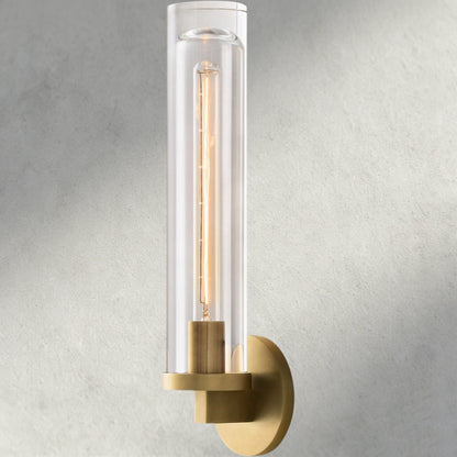 Brass Savile Round Sconce