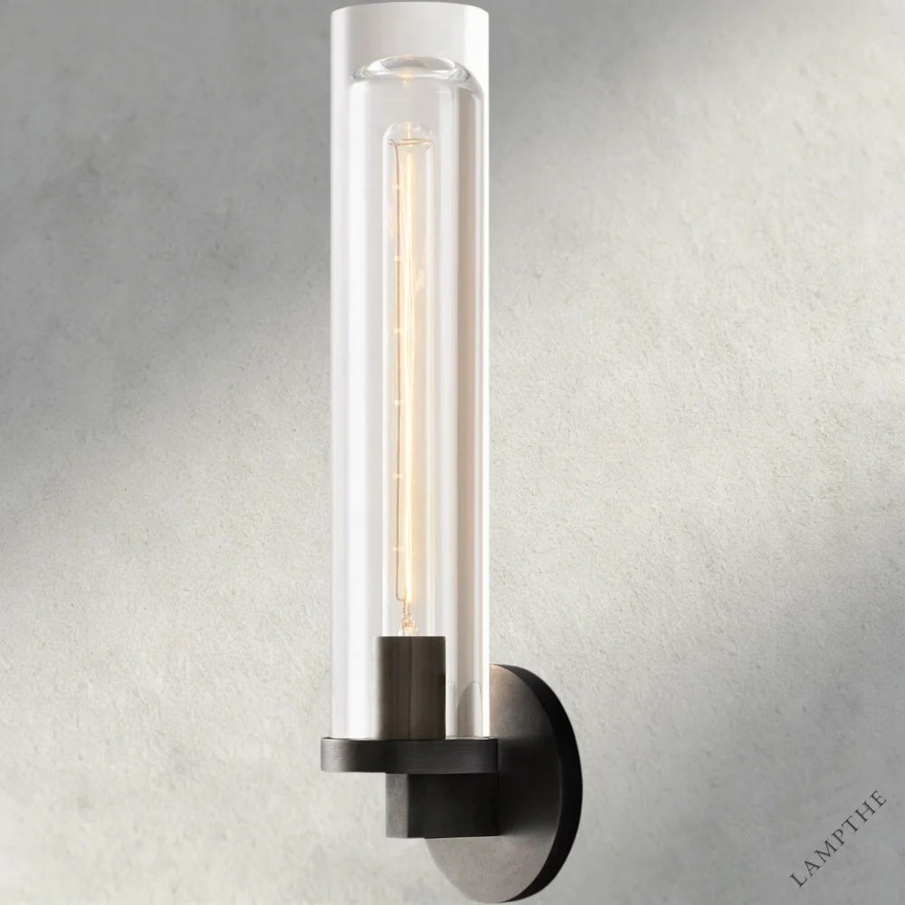 Bronze Savile Round Sconce