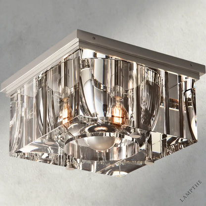 14" / Nickle Savile Square Flushmount 10", 12", 14"