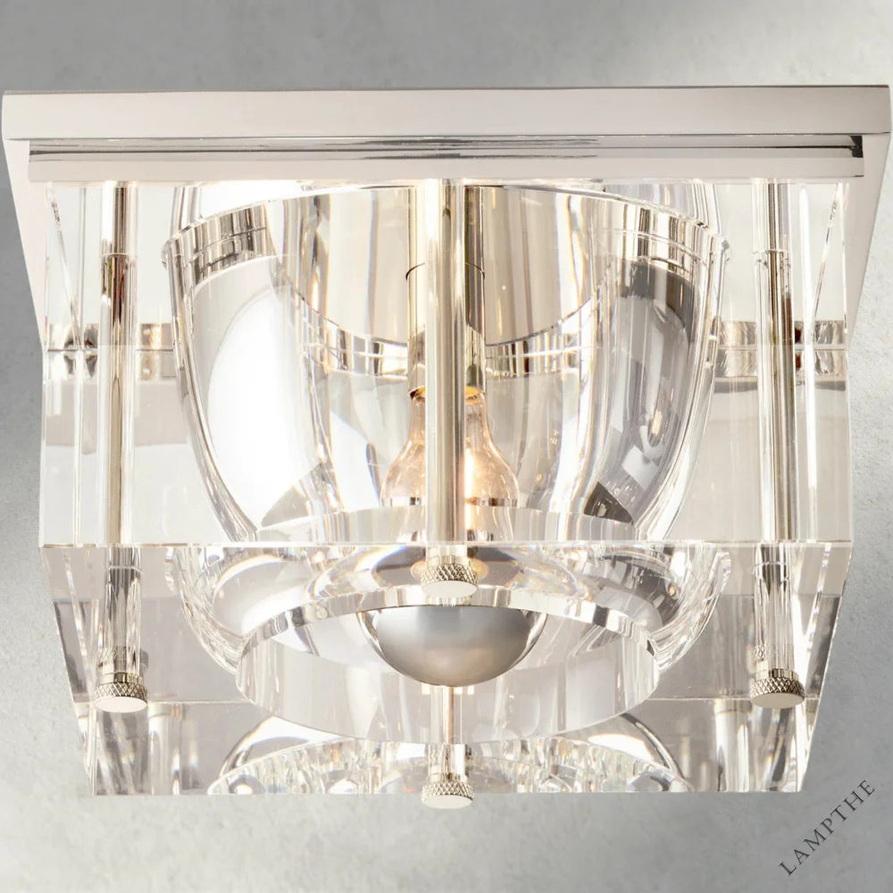 12" / Nickle Savile Square Flushmount 10", 12", 14"