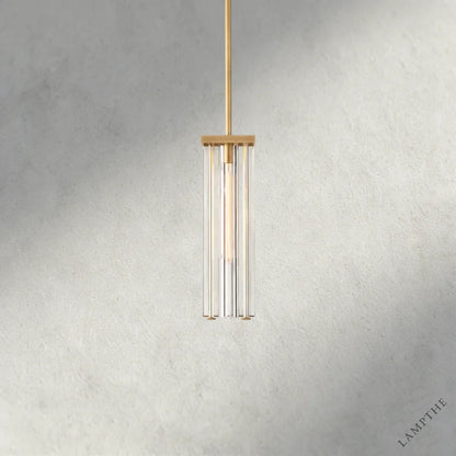 Brass Savile Square Pendant