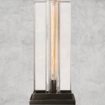 Bronze Savile Square Table Lamp