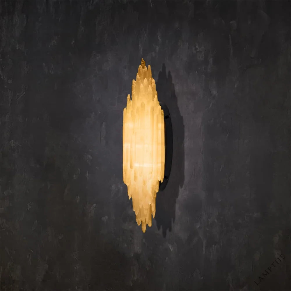 Selenite Sconce