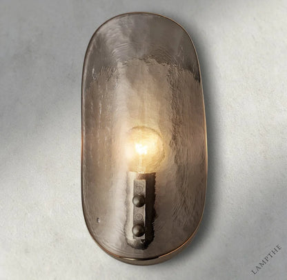Shell Smoke Glass Sconce