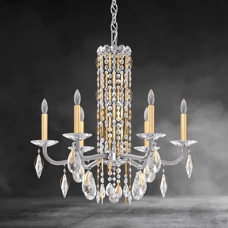 Siena 6-light Crystal Chandelier 24"