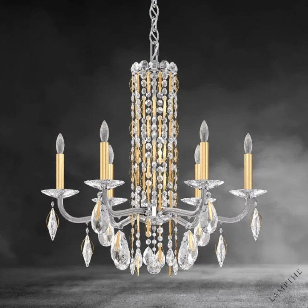 Siena 6-light Crystal Chandelier 24"