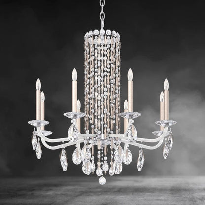 Siena 8-light crystal chandelier30"
