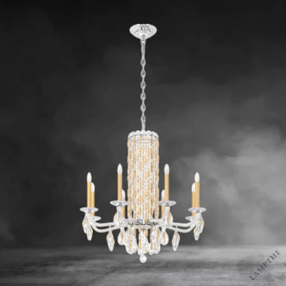 Heirloom Gold / Crystal Heritage Crystal Siena 8-light crystal chandelier30"