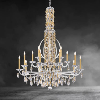 Heirloom Gold / Crystal Heritage Crystal Siena Crystal Chandelier 40"